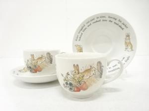 WEDGWOOD　ウェッジウッド　ピーターラビット　カップ＆ソーサー　ペア　洋食器